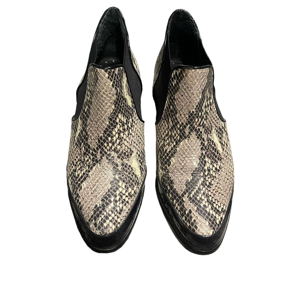 Pour La Victoire Snake Print Booties Shoes Women's Size 6